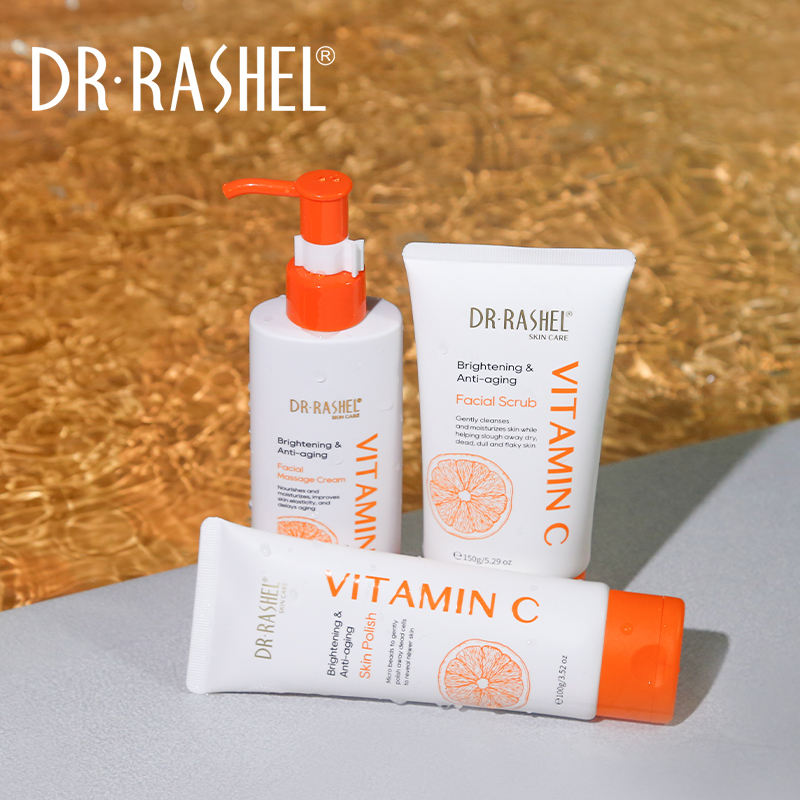 Dr Rashel Vitamin C Brightening & Anti-aging Facial Kit pack of 6