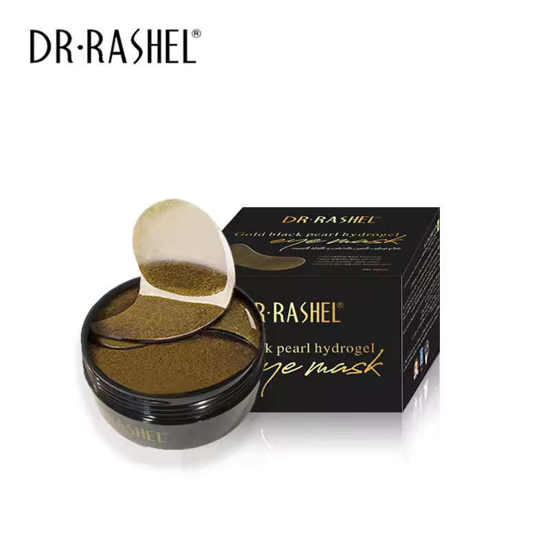   Dr.Rashel Skin Care 24k Gold Black Pearl Hydrogel Eye Mask 60pcs Brightening Lightening Moisturizing Eye Mask