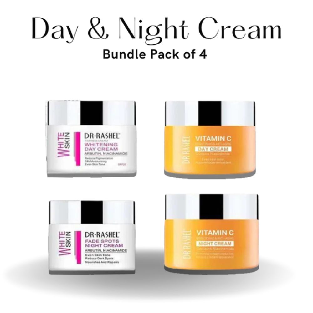   Dr.Rashel Whitening Day Night Cream & Dr.Rashel Vitamin C Day Night Cream bundle deal