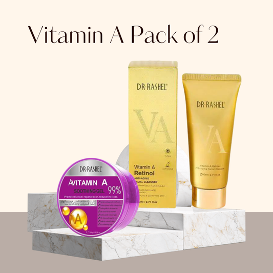 Dr.Rashel Vitamin A Facial Cleanser  &  Vitamin A  Soothing Gel  bundle  deal