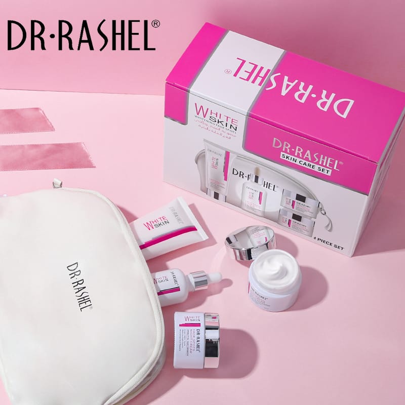   Dr.Rashel Skin Care White Skin Whitening Fade Spot 4 Piece Set With Bag