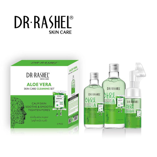 Dr.Rashel Aloe Vera Skin Care Cleaning Set Calm Skin Soothe & smooth Tighten Pores - Dr Rashel Official