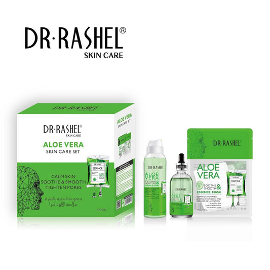 Dr.Rashel Aloe Vera Skin Care Set Calm Skin Soothe & Smooth Tighten Pores - Dr Rashel Official