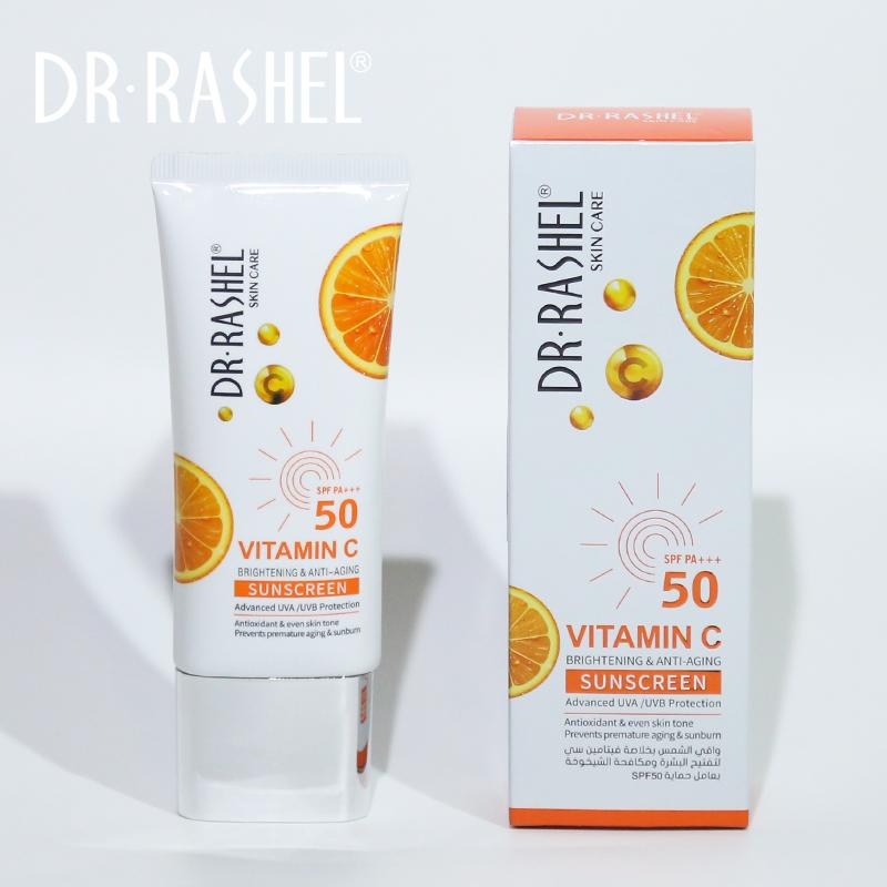 Dr Rashel Vitamin C Brightening & Anti Aging Suncream SPF50 - 50GM