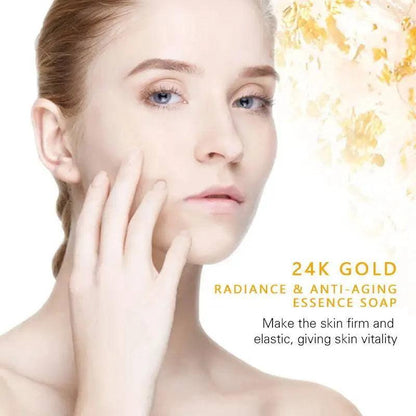 Dr.Rashel 24K Gold Radiance & Anti Aging Essence Soap - 100gms - Dr Rashel Official