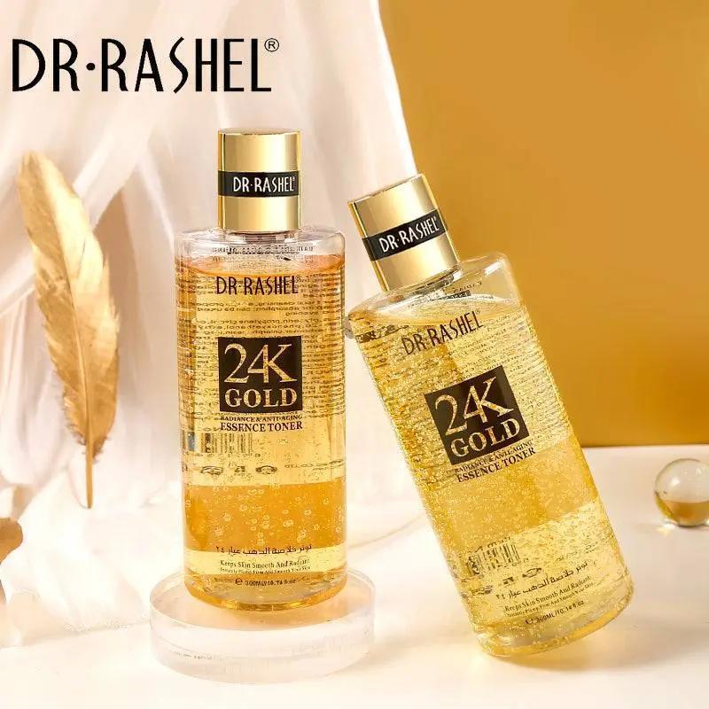   Dr.Rashel 24K Gold Radiance & Anti-Aging Essence Toner - 300ml