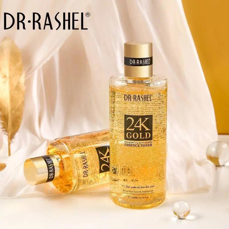 Dr.Rashel 24K Gold Radiance & Anti-Aging Essence Toner - 300ml