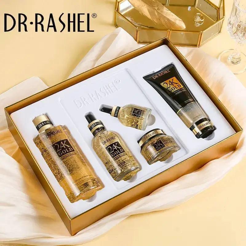 Dr.Rashel 24K گولڈ ریڈیئنس اور اینٹی ایجنگ سیریز - 5 کا پیک