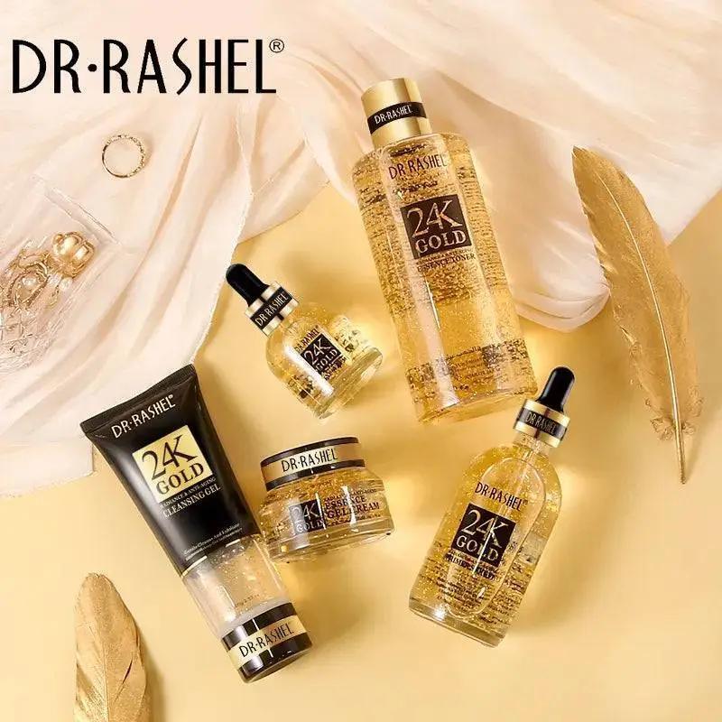 Dr.Rashel 24K گولڈ ریڈیئنس اور اینٹی ایجنگ سیریز - 5 کا پیک