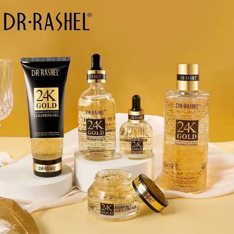 Dr.Rashel 24K گولڈ ریڈیئنس اور اینٹی ایجنگ سیریز - 5 کا پیک