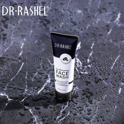Dr.Rashel Black Charcoal Purifying Face Wash - 100g - Dr Rashel Official