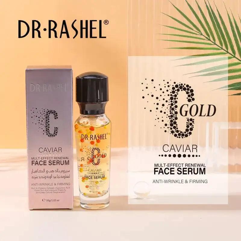 Dr.Rashel C Gold Caviar Multi Effect Renewal Face Serum for Anti Wrinkle - 30g - Dr Rashel Official