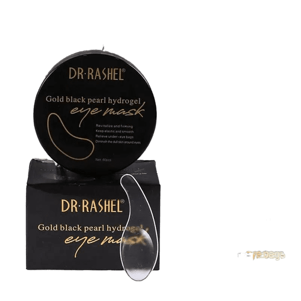   Dr.Rashel Skin Care 24k Gold Black Pearl Hydrogel Eye Mask 60pcs Brightening Lightening Moisturizing Eye Mask