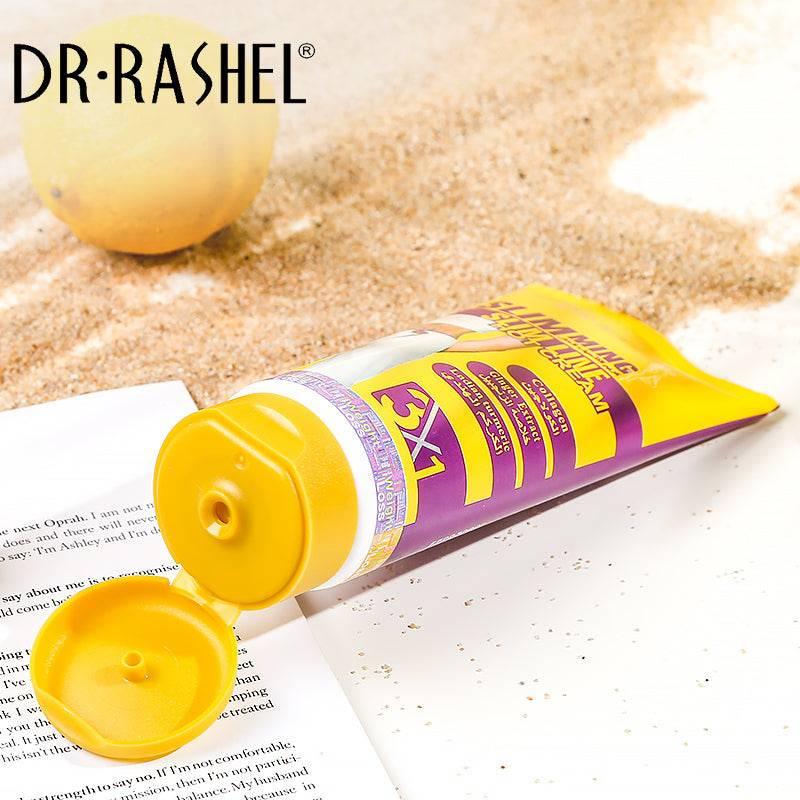   Dr.Rashel Slimming Slim Line Hot Cream with Ginger Extract Collagen & Turmeric For Slim Fit - 150gms