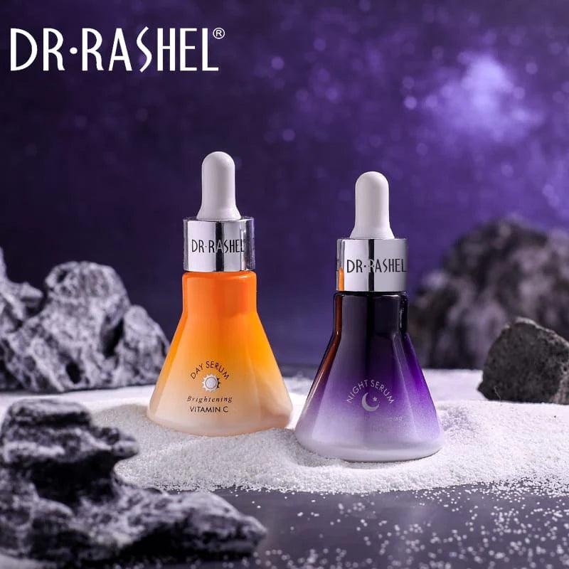 Dr.Rashel Vitamin C & Rentinol Day & Night Face Serum - Pack Of 2 - Dr Rashel Official