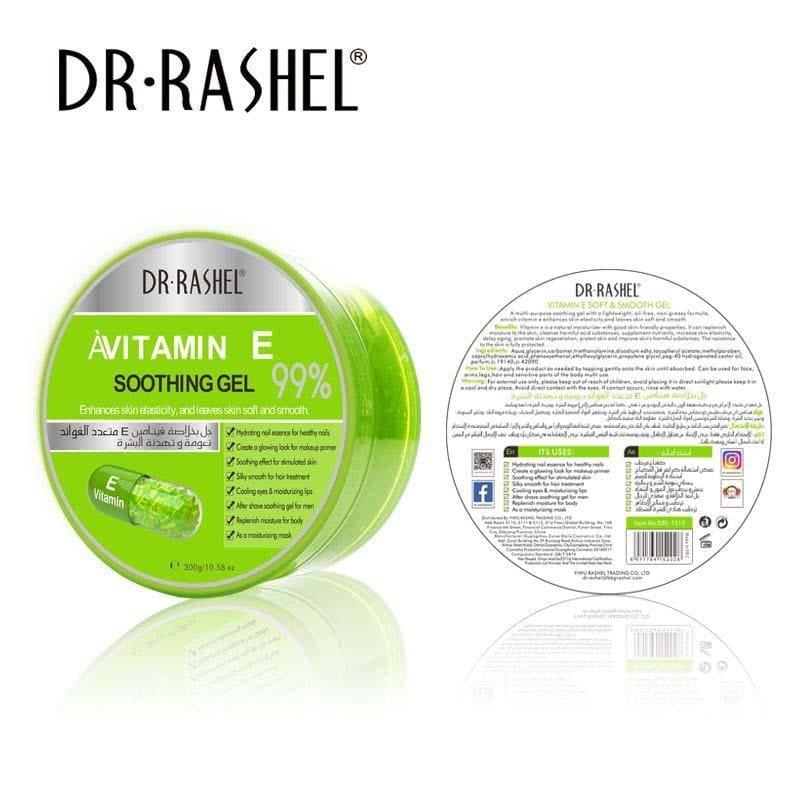   Dr.Rashel Vitamin E soft & smooth Soothing gel for Enhance Skin Elasticity and Leaves Skin Soft And Smooth