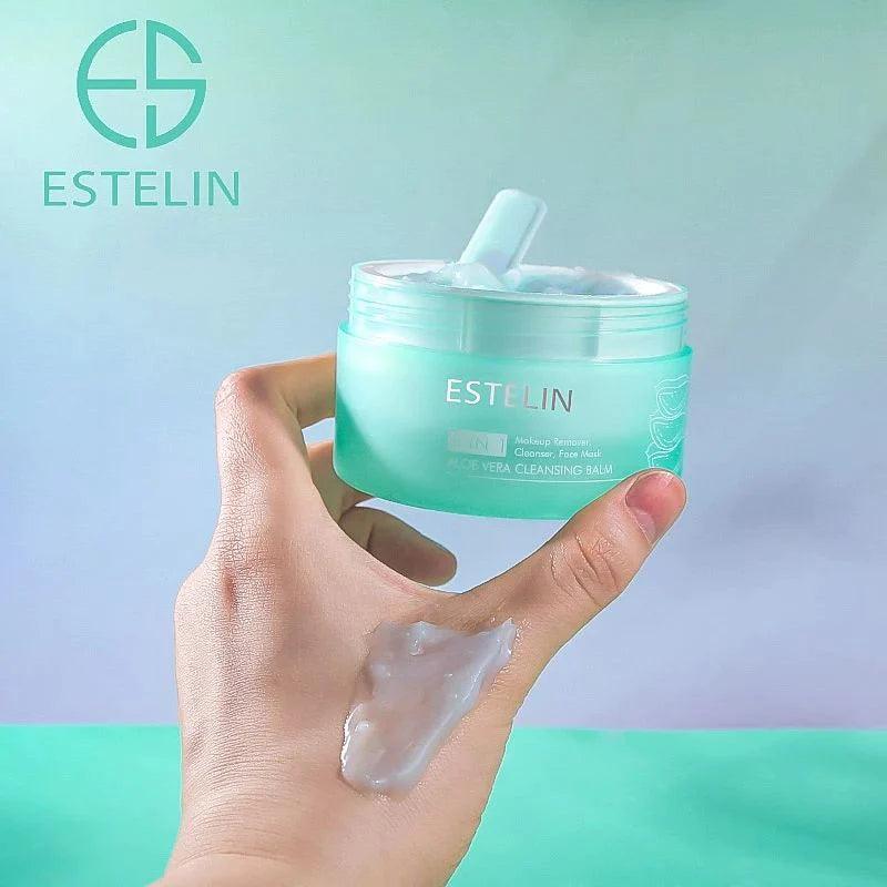   Estelin 3 In 1 Aloe Vera Soothing & Moisturizing Cleansing Balm - 100g