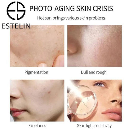 ESTELIN Anti-aging and Whitening Sun Cream SPF90 Face Cream Sunscreen - Dr Rashel Official
