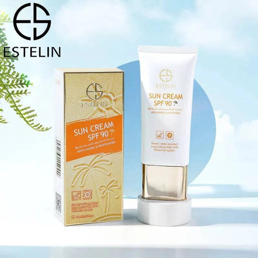   ESTELIN Anti-aging and Whitening Sun Cream SPF90 Face Cream Sunscreen