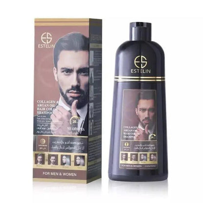   Estelin Collagen & Argan Oil Hair Color Shampoo - 400ML