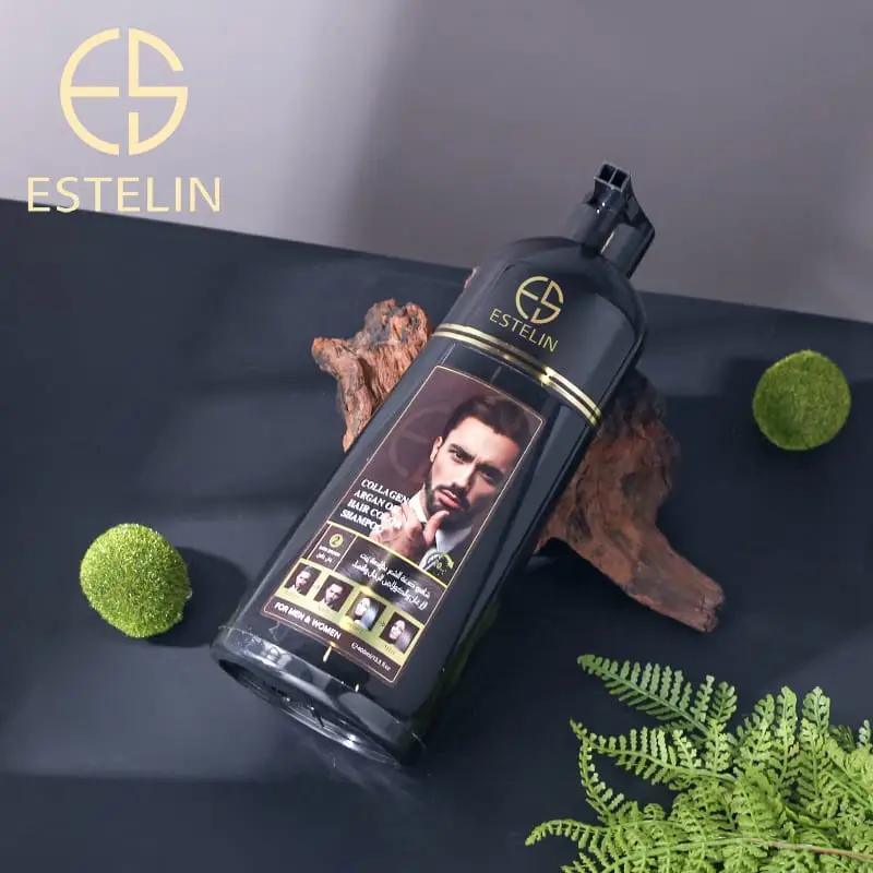 Estelin Collagen & Argan Oil Hair Color Shampoo - 400ML