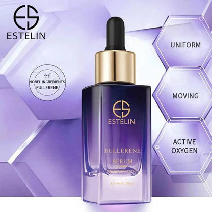 ESTELIN Fullerene Vibrant Violet Smoothing Regenerating Face Serum - Dr Rashel Official