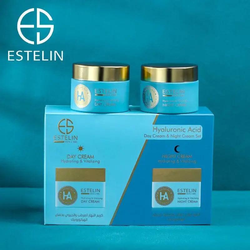 ESTELIN Hyaluronic Acid ڈے اینڈ نائٹ کریم پیک 2