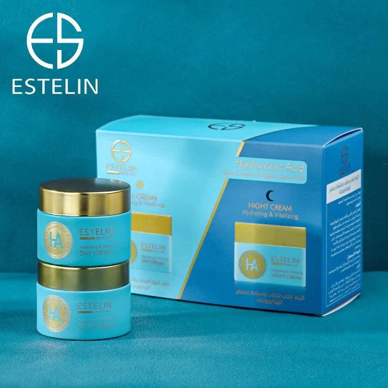 ESTELIN Hyaluronic Acid ڈے اینڈ نائٹ کریم پیک 2