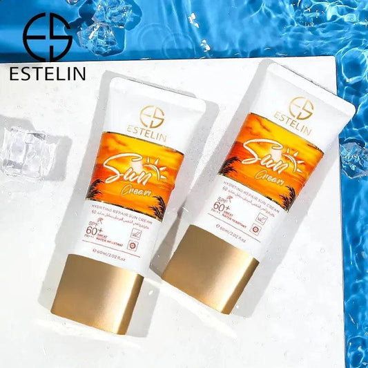   ESTELIN Hyaluronic Moisturizing and Repairing Sun Cream SPF60+