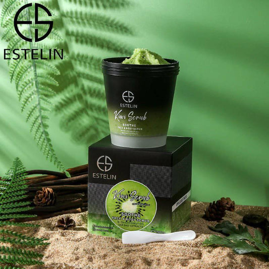   Estelin Kiwi Scrub Soothe Face & Body Scrub By Dr.Rashel - 280g