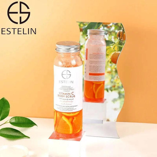   Estelin Moisturizing and Exfoliating Whitening VC Body Scrub - Vitamin C