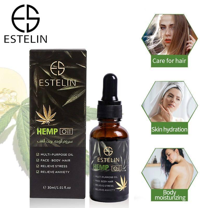   Estelin Multi purpose Face Body & Hair Hemp Oil - 30ml