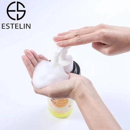 ESTELIN Skin Care Deep Cleansing Moisturizing Passion Fruits Shower Mousse 370ml - Dr Rashel Official