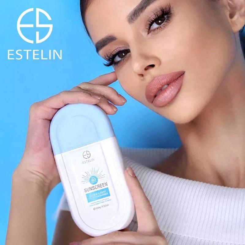   Estelin Sunscreen Ultra-Light Hydrating Invisible SPF 80 PA+++ 100G