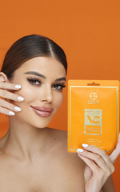   Estelin Vitamin C Plus Brightening & anti aging Glow Mask sheet