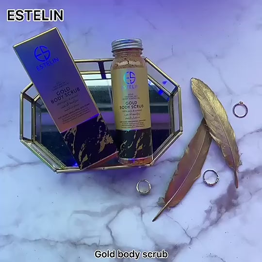 Estelin Body Scrub Anti-Aging Exfoliating Anti-Toxin - Gold video