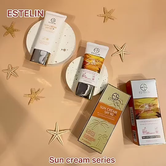 ESTELIN Hyaluronic Moisturizing اور Repairing Sun Cream SPF60+