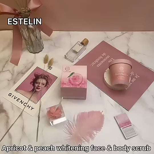 Estelin Apricot Peach Scrub Whitening Face & Body Scrub video