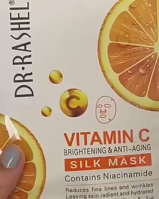 Dr.Rashel Vitamin C Brightening & Anti-Aging Silk Mask video