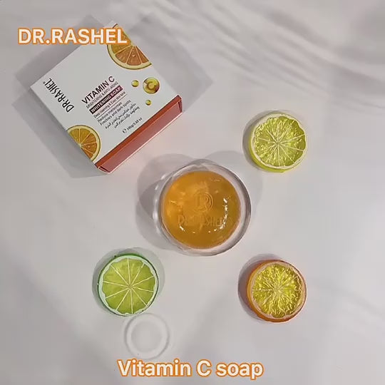 Dr.Rashel Vitamin C Brightening & Anti Aging Whitening Soap - 100gms