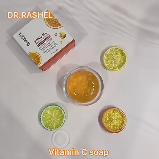   Dr.Rashel Vitamin C Brightening & Anti Aging Whitening Soap - 100gms