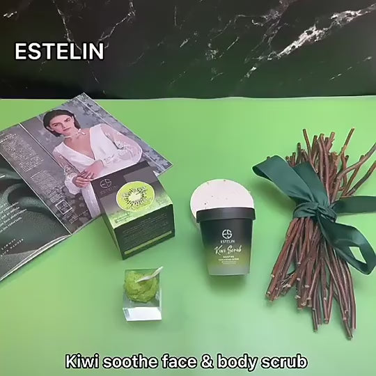 Estelin Kiwi Scrub Soothe Face & Body Scrub video