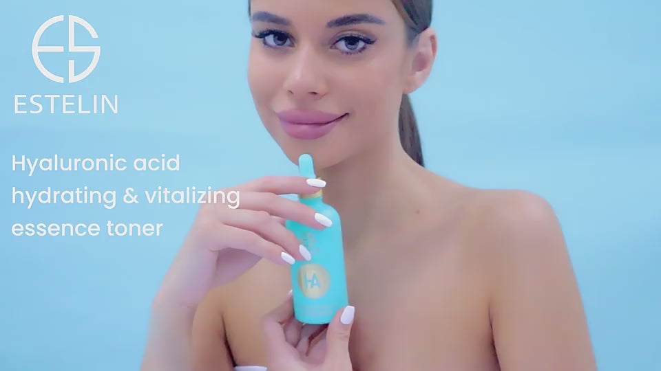 ESTELIN Hyaluronic Acid Hydrating & Vitalizing Essence Toner video