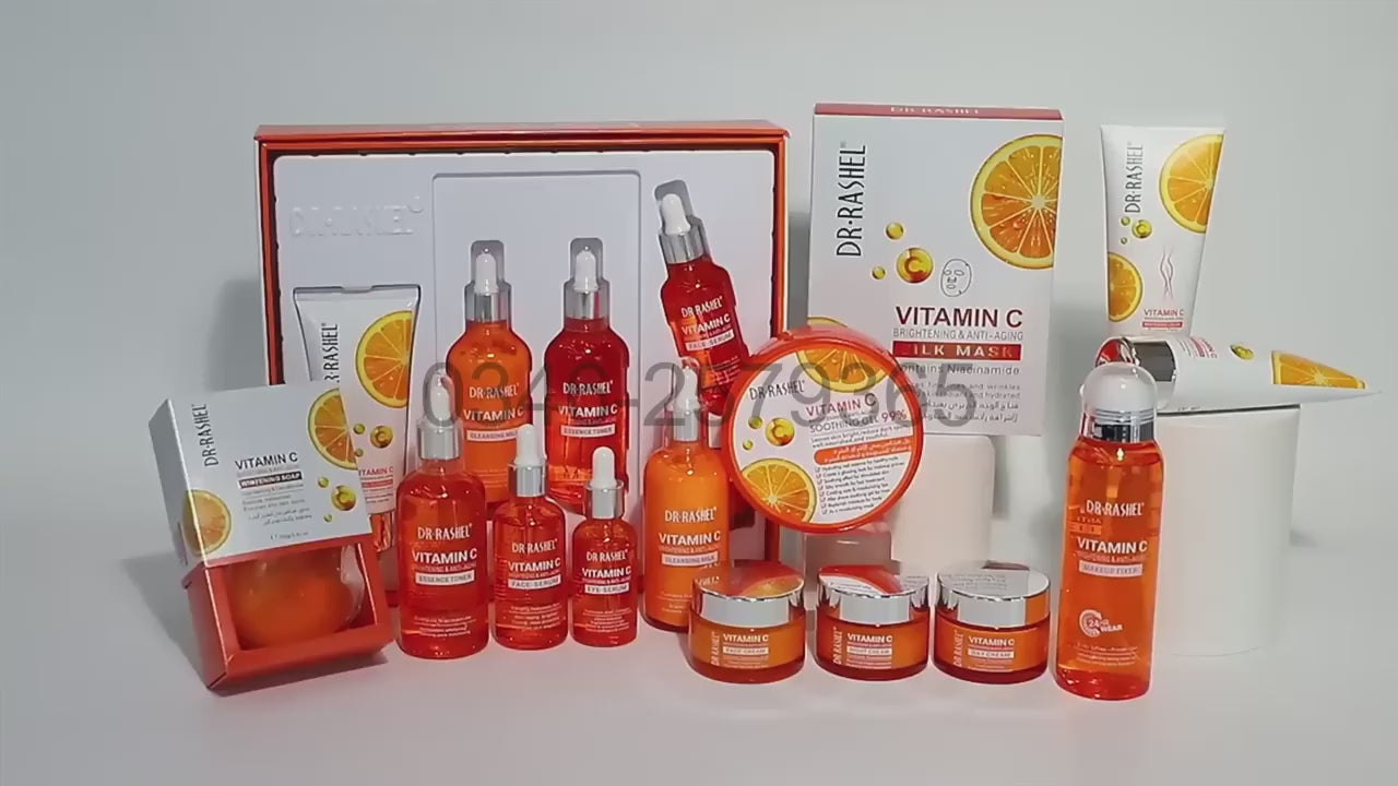 Dr.Rashel Vitamin C Series with Day & Night Cream + Serums - Pack of 4