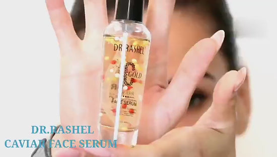 Dr.Rashel C Gold Caviar Multi Effect Renewal Face Serum for Anti Wrinkle video