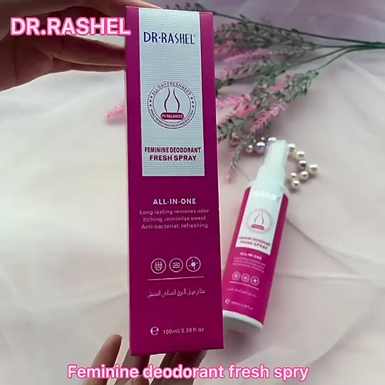 Dr.Rashel PH-Balanced Feminine Deodorant Fresh Spray All-In-One video