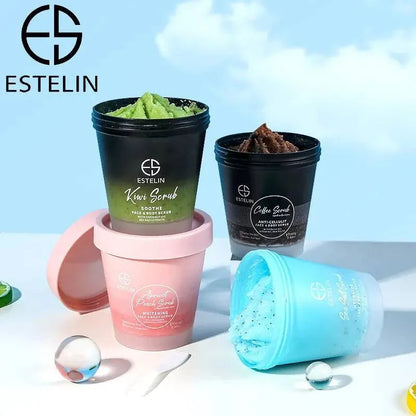 Estelin Coffee Scrub Anti Cellulite Face & Body Scrub - 280g - Dr Rashel Official