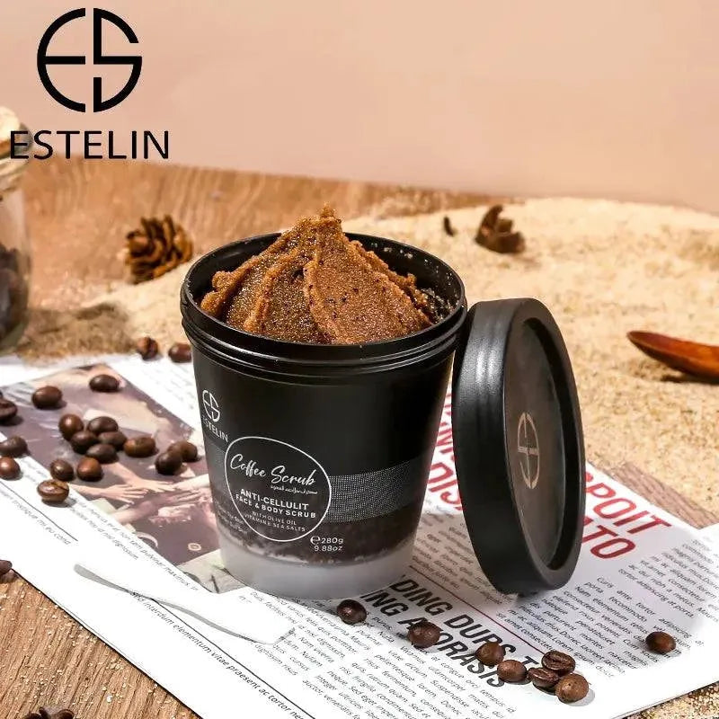Estelin Coffee Scrub Anti Cellulite Face & Body Scrub - 280g