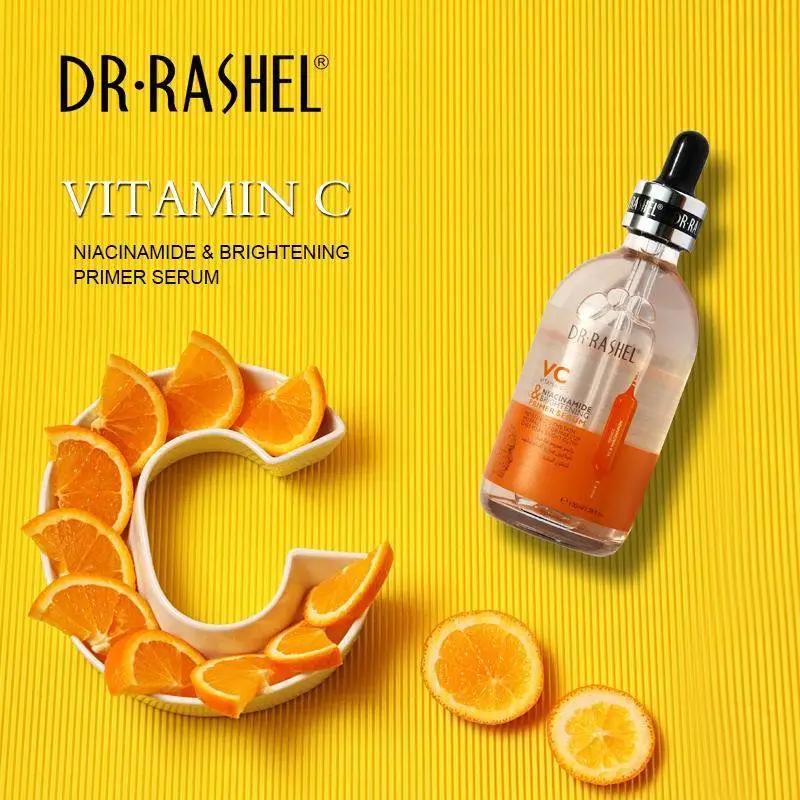 Dr.Rashel Vitamin C Niacinamide & Brightening Primer Serum - 100ml - Dr Rashel Official