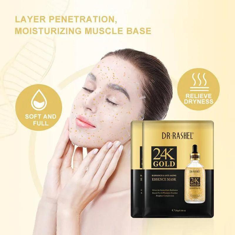 Dr.Rashel 24K Gold Radiance & Anti-Aging Essence Mask